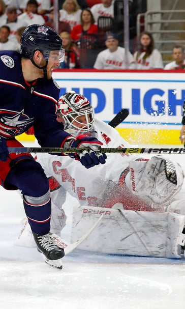 Blue Jackets edge previously unbeaten Hurricanes 3-2